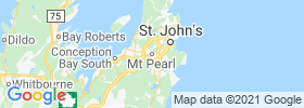 Mount Pearl map